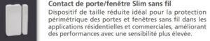 Détecteur d’ouverture Sans Fil slim