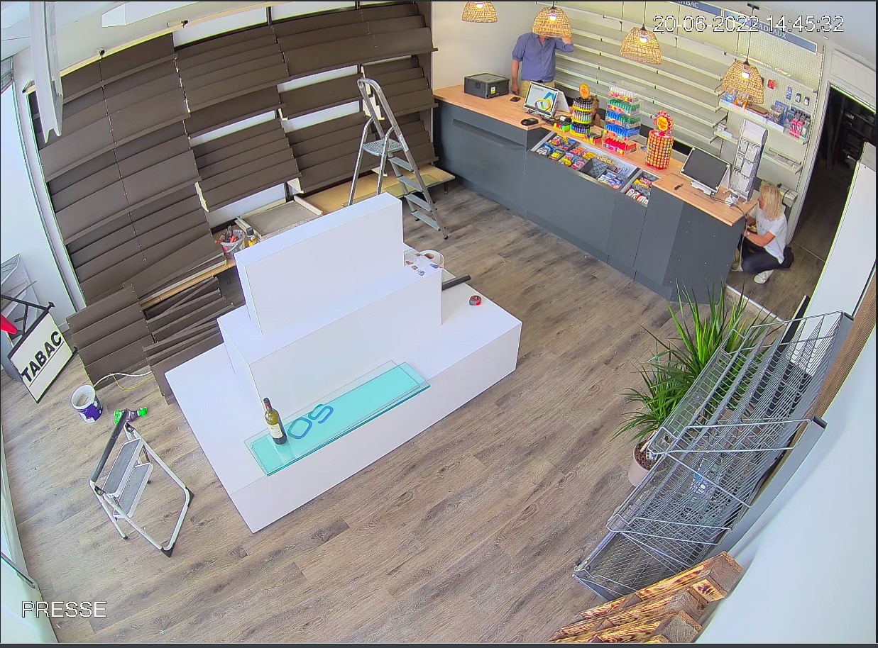 Installation de système de sécurité sur le secteur de Coutras